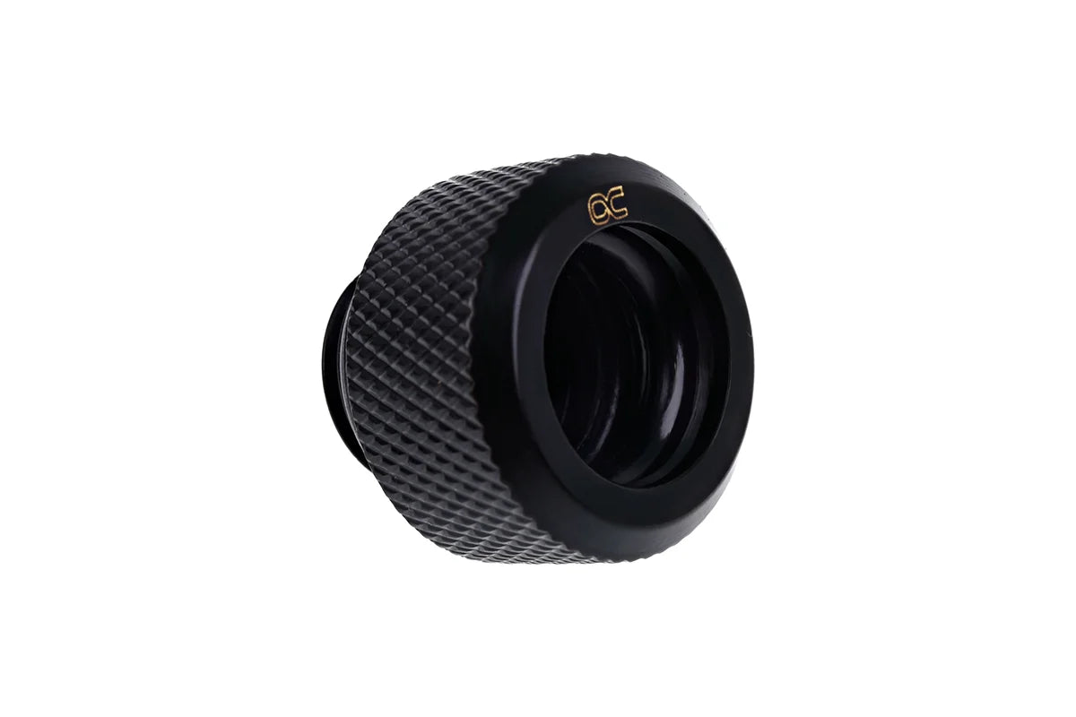 Alphacool Eiszapfen 13mm HardTube screw-on nozzle G1/4 - Deep Black