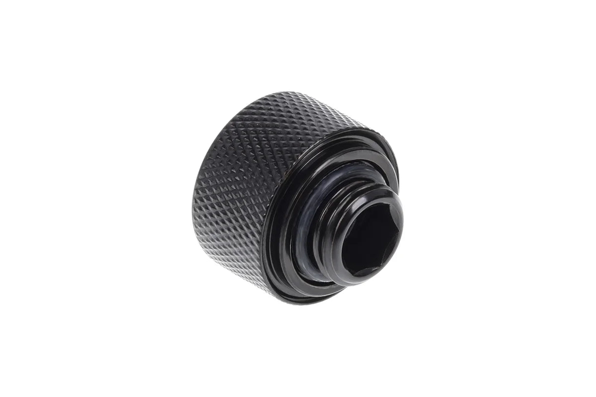 Alphacool Eiszapfen 16mm HardTube screw-on nozzle G1/4 - Deep Black