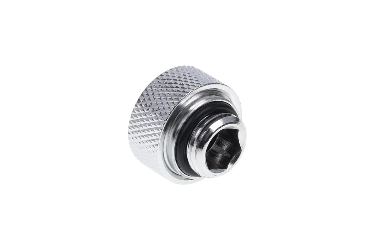 Alphacool Eiszapfen 13mm HardTube screw-on nozzle G1/4 - Chrome Sixpack