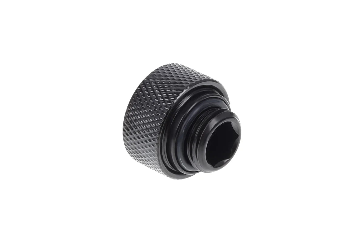 Alphacool Eiszapfen 13mm HardTube screw-on nozzle G1/4 - Deep Black Sixpack