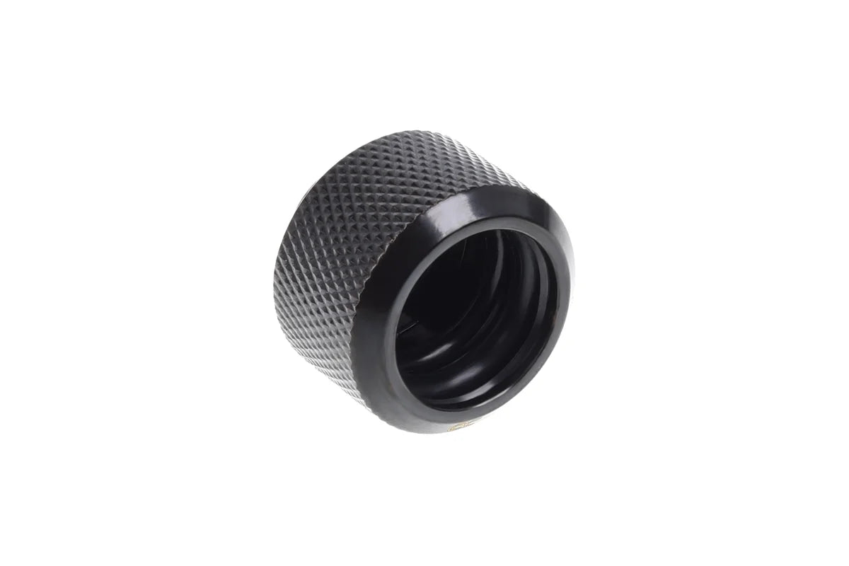 Alphacool Eiszapfen 16mm HardTube screw-on nozzle G1/4 - Deep Black Sixpack
