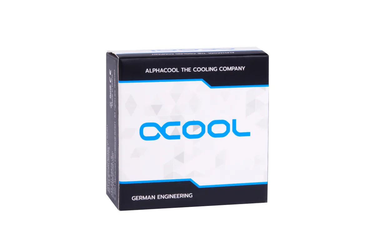 Alphacool Eiszapfen L-connector rotatable G1/4 AG to G1/4 IG - 4pcs Set Deep Black