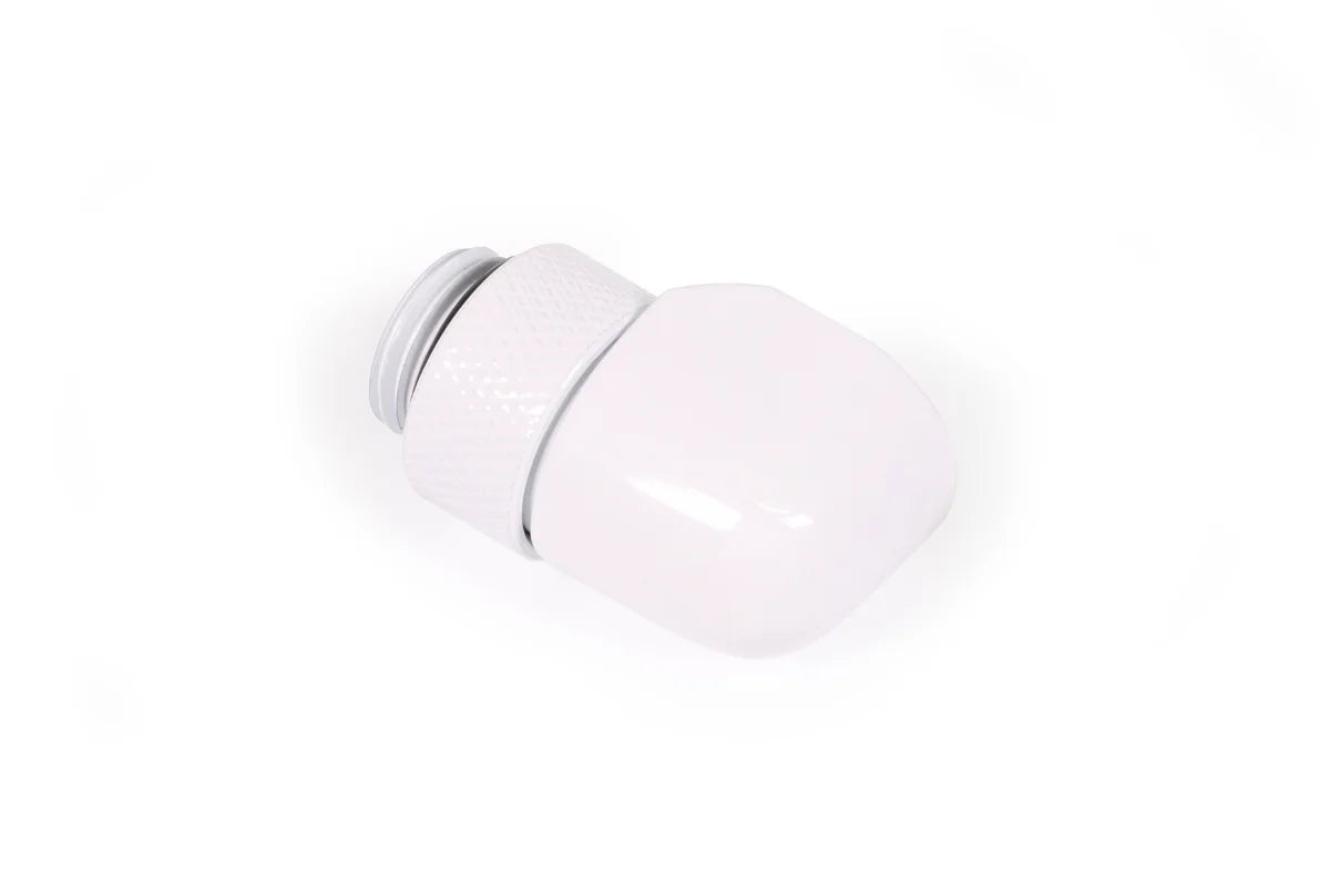 Alphacool Eiszapfen L-connector rotatable G1/4 AG to G1/4 IG - 4pcs Set White