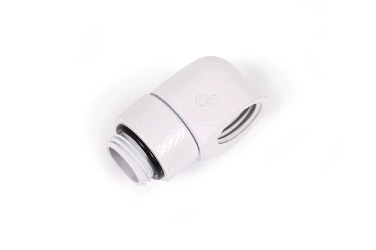 Alphacool Eiszapfen L-connector rotatable G1/4 AG to G1/4 IG - 4pcs Set White