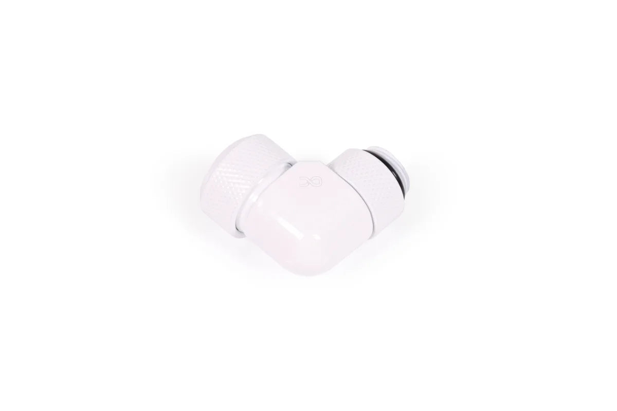 Alphacool Eiszapfen 16mm HardTube compression fitting 90° rotatable G1/4 - White