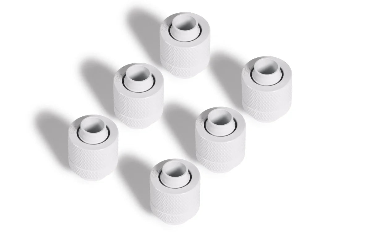 Alphacool Eiszapfen 13/10mm screw-on nozzle G1/4 - White Sixpack