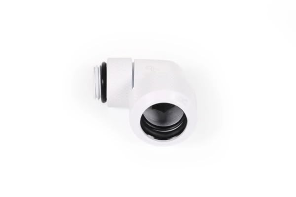 Alphacool Eiszapfen 13mm HardTube compression fitting 90° rotatable G1/4 - White