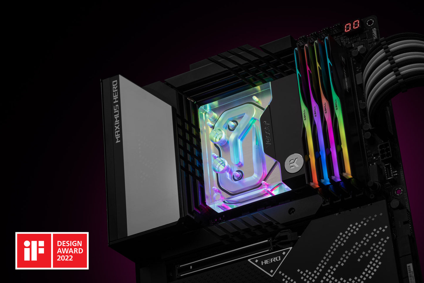 EKWB EK-Quantum Velocity² D-RGB - 1700 Nickel + Plexi