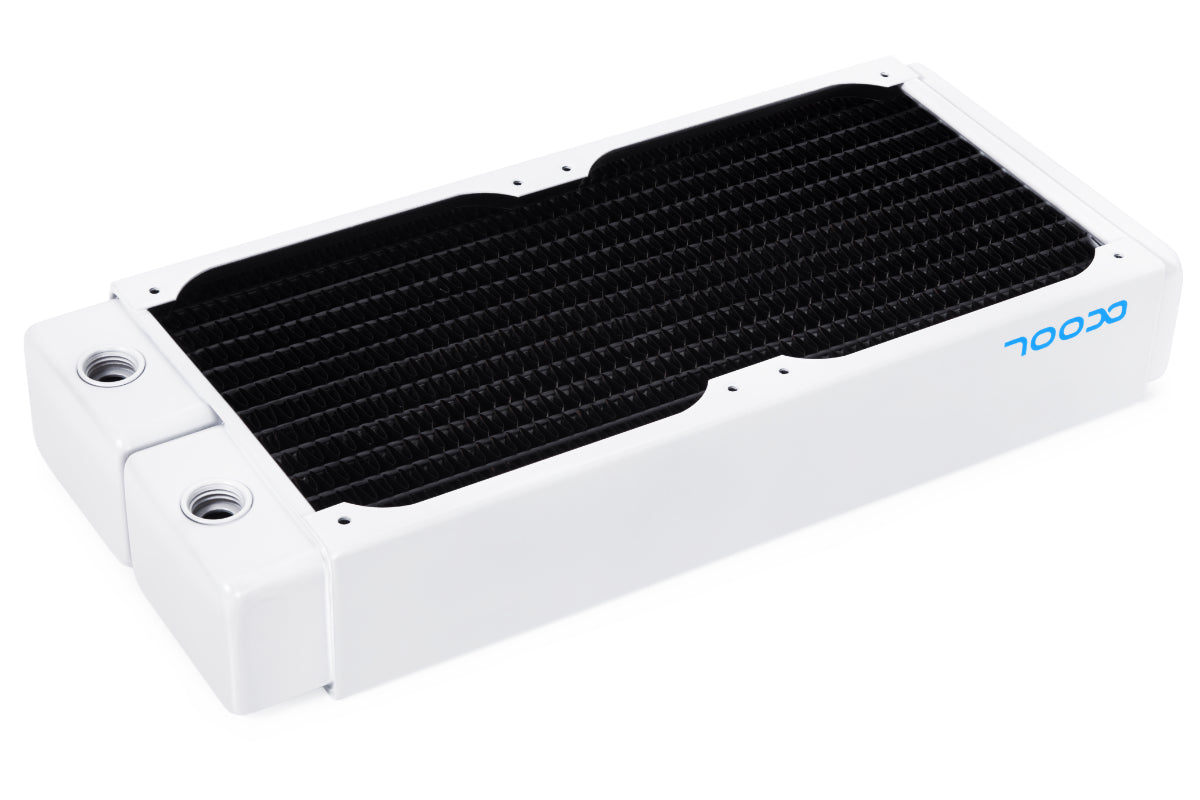 Alphacool NexXxoS XT45 Full Copper 240mm Radiator V.2 - White Special Edition