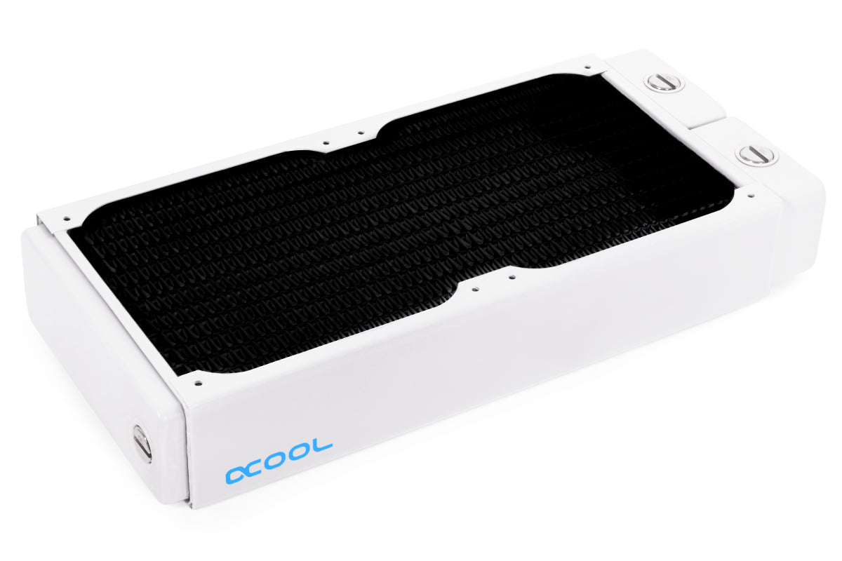 Alphacool NexXxoS XT45 Full Copper 240mm Radiator V.2 - White Special Edition