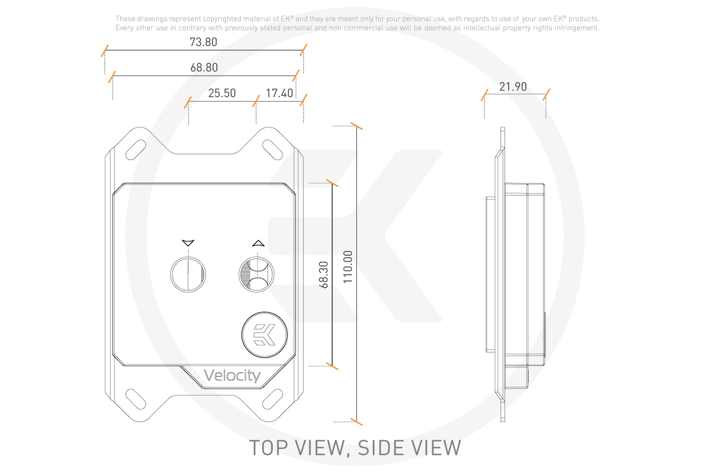 EKWB EK-Quantum Velocity D-RGB - AMD Nickel + Plexi - Canada Watercool
