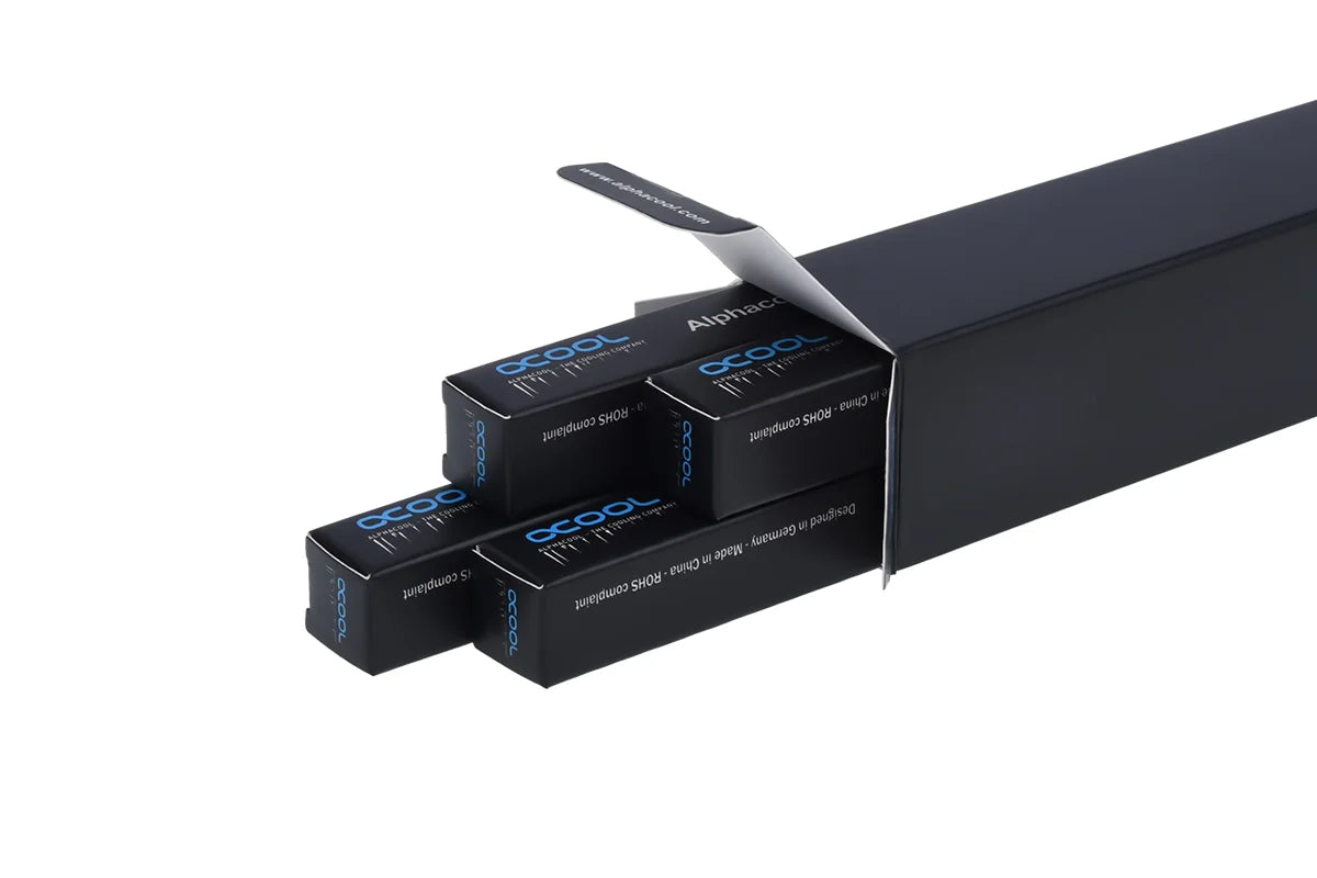 Alphacool HardTube 13/10mm Acrylic (PMMA) Clear 80cm - Set of 4