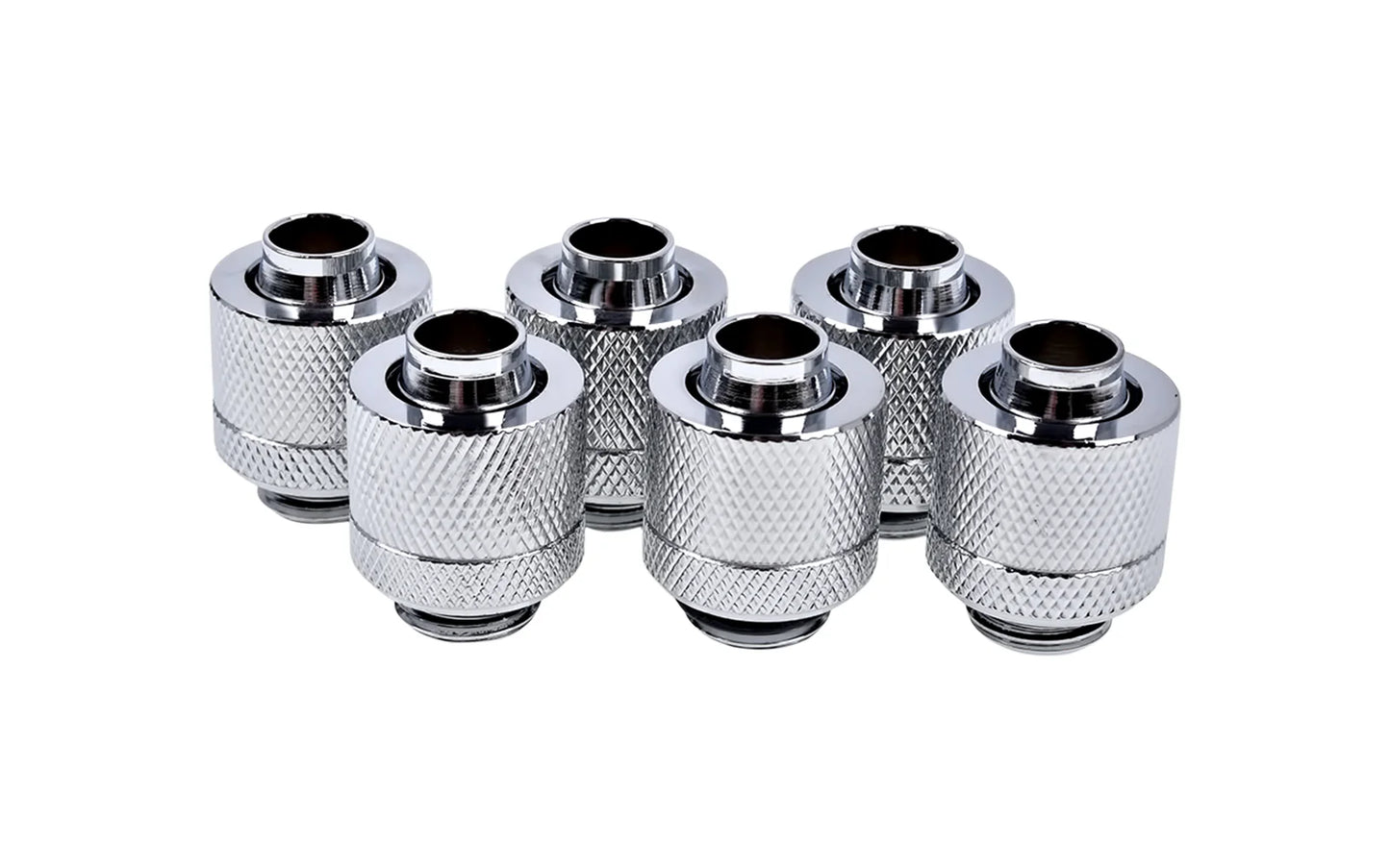 Alphacool Eiszapfen 13/10mm screw-on nozzle G1/4 - Chrome Sixpack