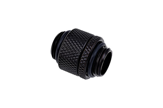 Alphacool Eiszapfen double nipple rotatable G1/4 AG to G1/4 AG - Deep Black