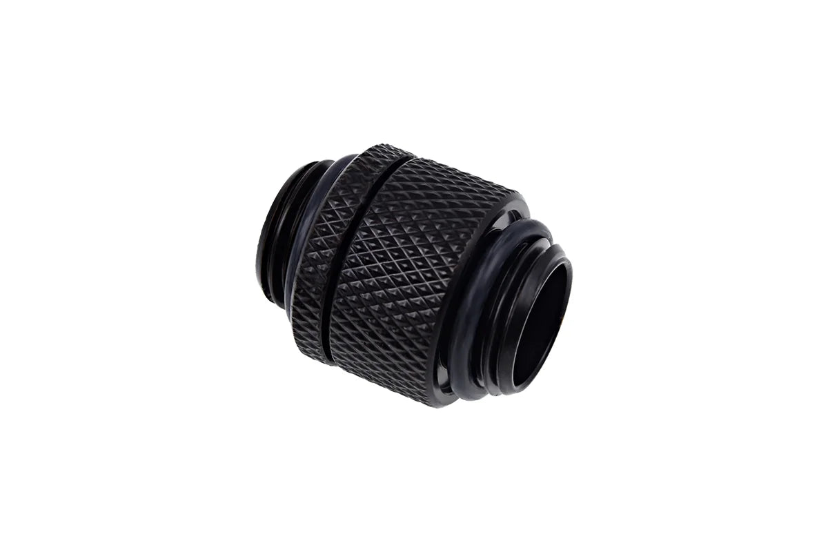 Alphacool Eiszapfen double nipple rotatable G1/4 AG to G1/4 AG - Deep Black