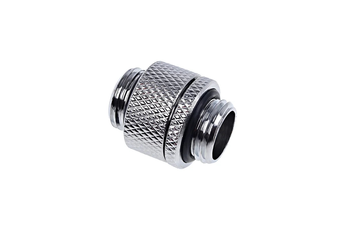 Alphacool Eiszapfen double nipple rotatable G1/4 AG to G1/4 AG - Chrome