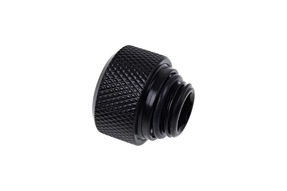 Alphacool Eiszapfen 13mm HardTube screw-on nozzle G1/4 - Deep Black