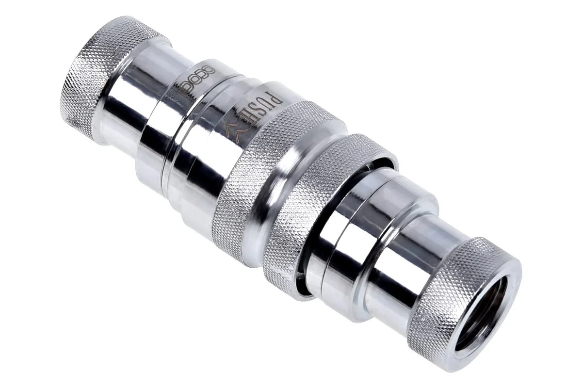 Alphacool Eiszapfen quick release coupling set G1/4 IG - Chrome