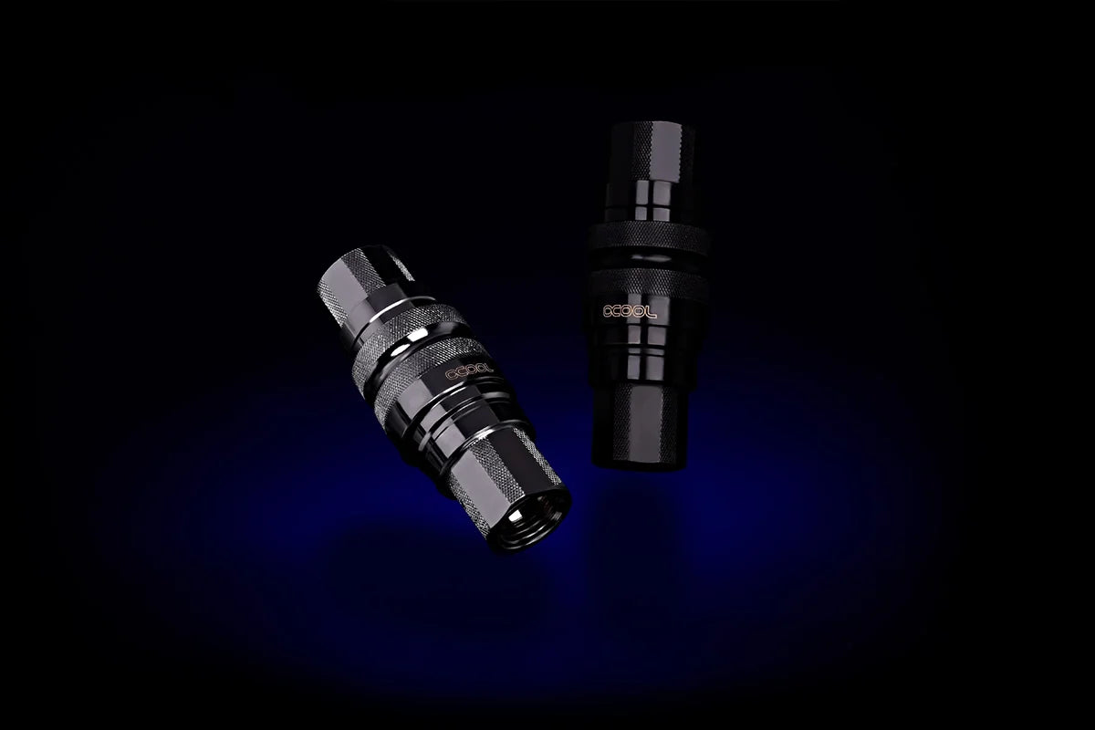 Alphacool Eiszapfen quick release coupling set G1/4 IG - Chrome
