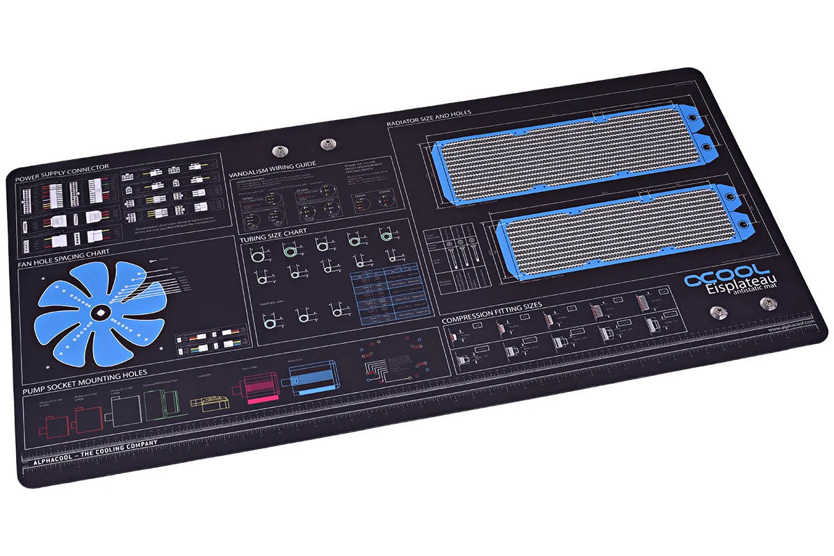 Alphacool Eisplateau anti-static work and assembly mat 120x60cm