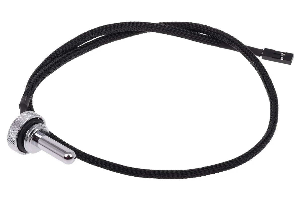 Alphacool Eiszapfen temperature sensor plug G1/4 - Chrome