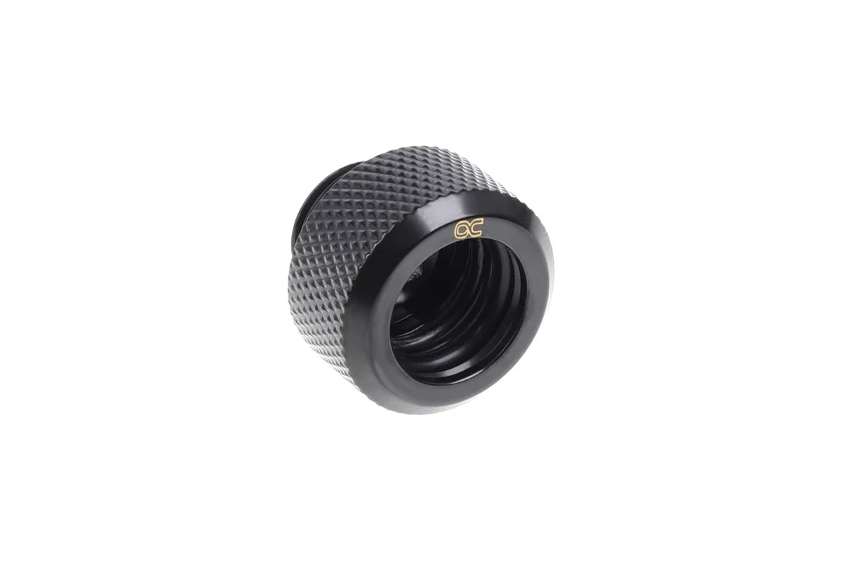 Alphacool Eiszapfen 13mm HardTube screw-on nozzle G1/4 - Deep Black Sixpack