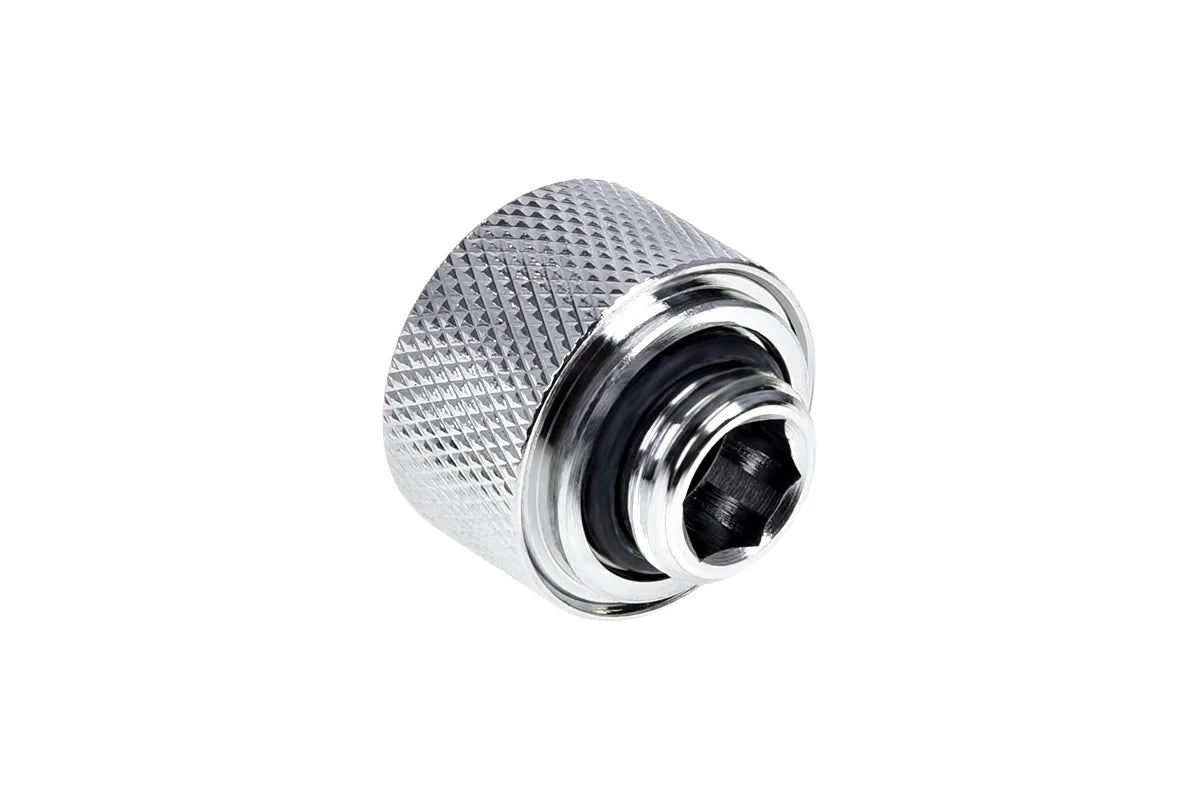 Alphacool Eiszapfen 16mm HardTube screw-on nozzle G1/4 - Chrome Sixpack