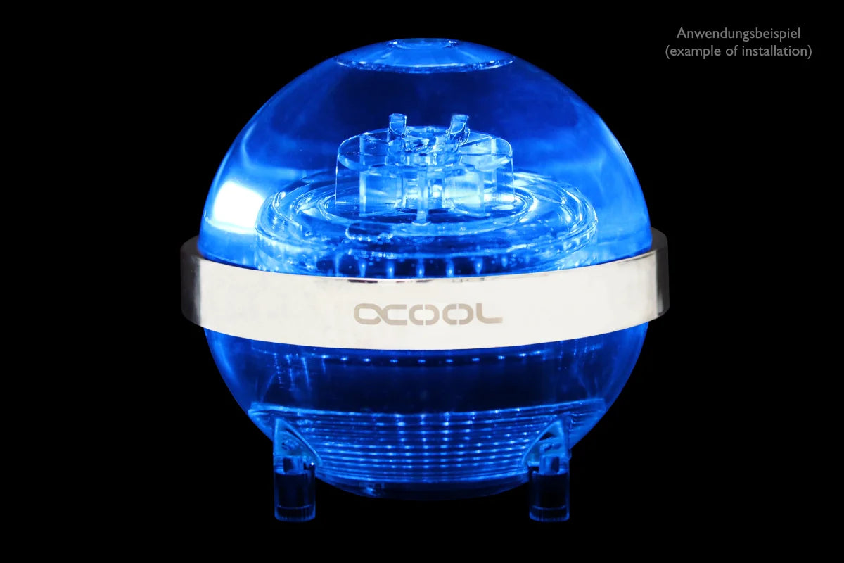 Alphacool Eisball Digital RGB - Acryl with VPP D5 Apex PWM pump