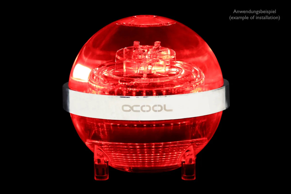 Alphacool Eisball Digital RGB - Acryl with VPP D5 Apex PWM pump