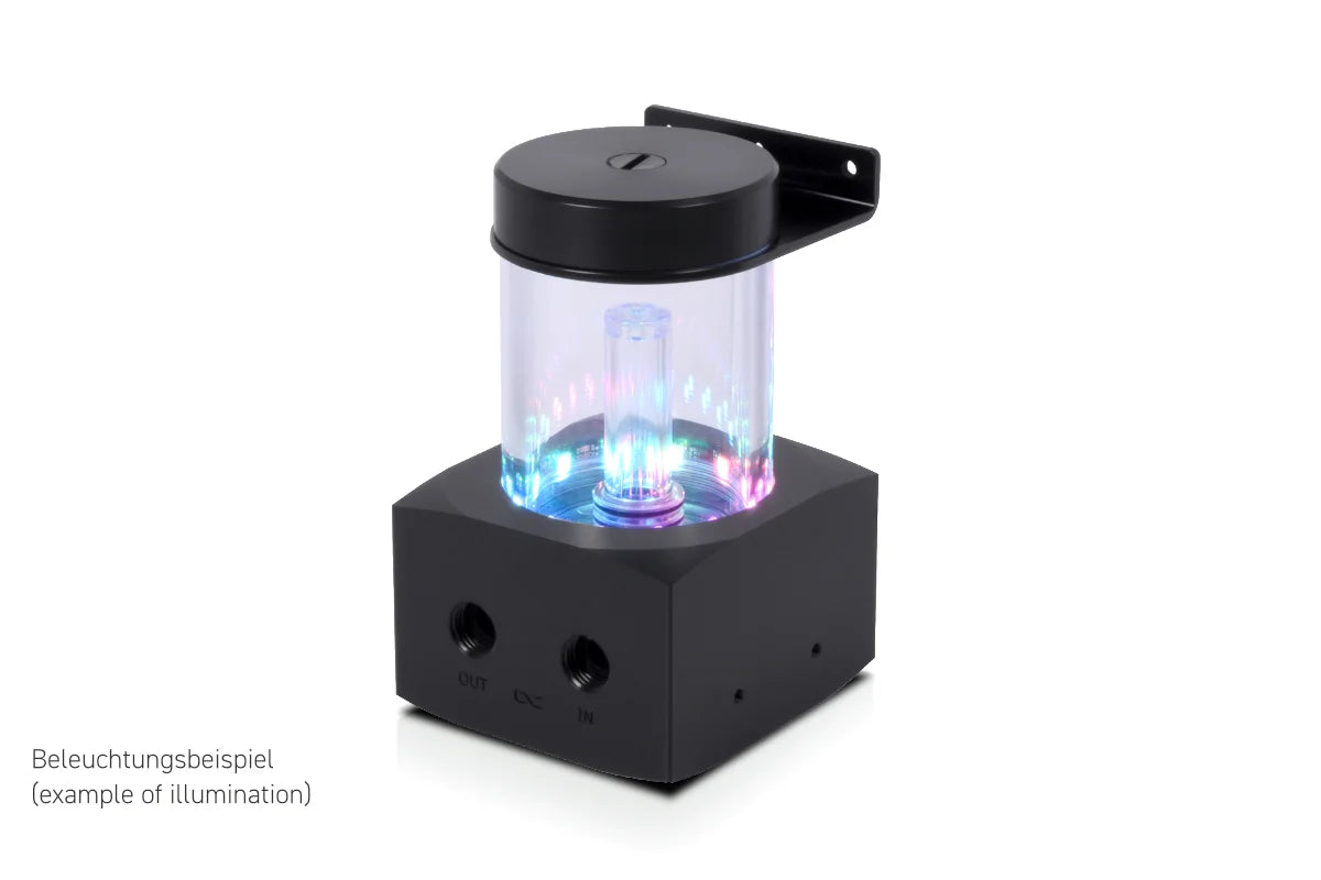 Alphacool Core 100 Aurora reservoir acetal/acrylic with Apex pump