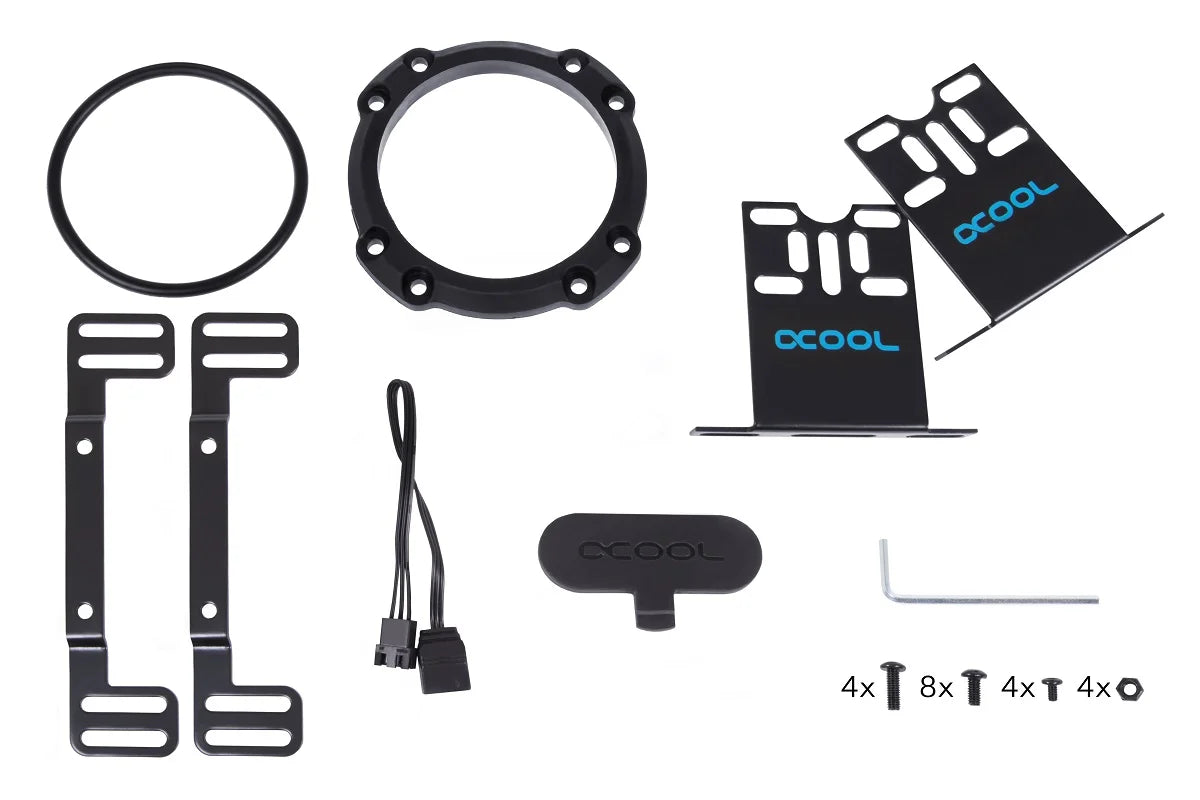 Alphacool Eisbecher Aurora D5 Acetal/Glass - 150mm incl. Alphacool VPP Apex