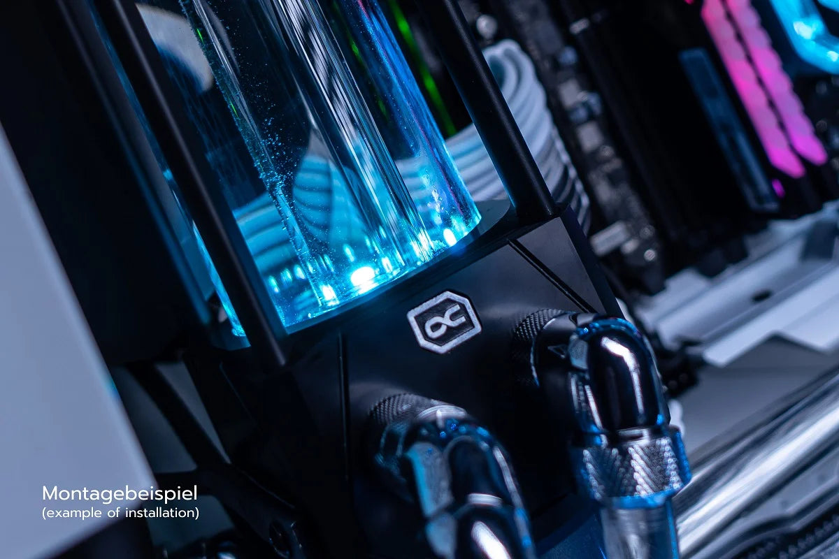 Alphacool Eisbecher Aurora D5 Acetal/Glass - 150mm incl. Alphacool VPP Apex