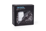 Alphacool Eiszapfen L-connector rotatable G14 outer thread to G14 inner thread - white