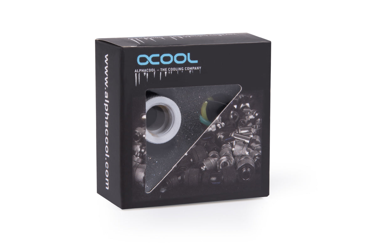 Alphacool Eiszapfen extension 10mm G1/4 AG to G1/4 IG - White