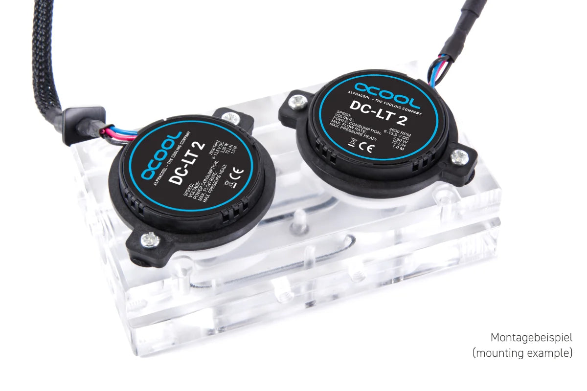 Alphacool DC-LT 2 - 2600rpm Ceramic - 12V DC - (3 phase sine PCB)