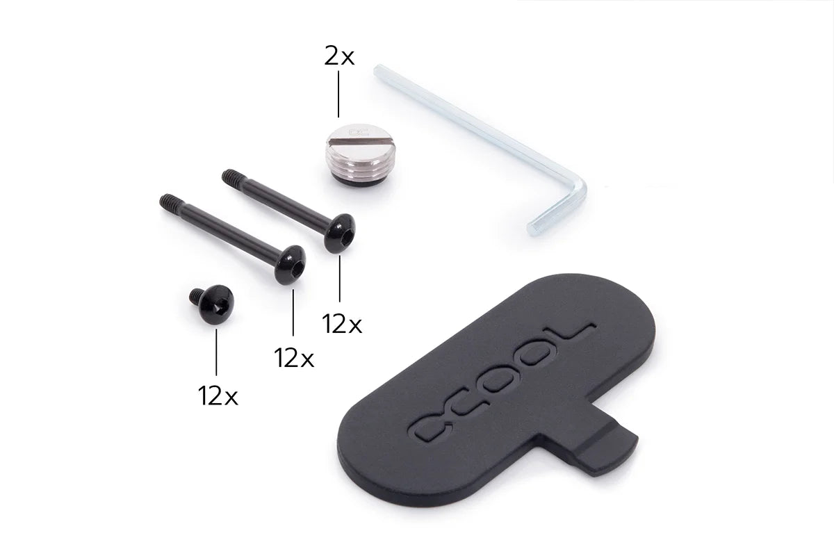 Alphacool HPE-45 Full Copper 360mm Radiator - White