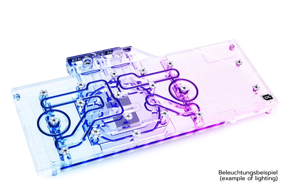 Alphacool Eisblock Aurora Acrylic GPX-N RTX 3080/3090 XC3 Ultra Gaming with Backplate