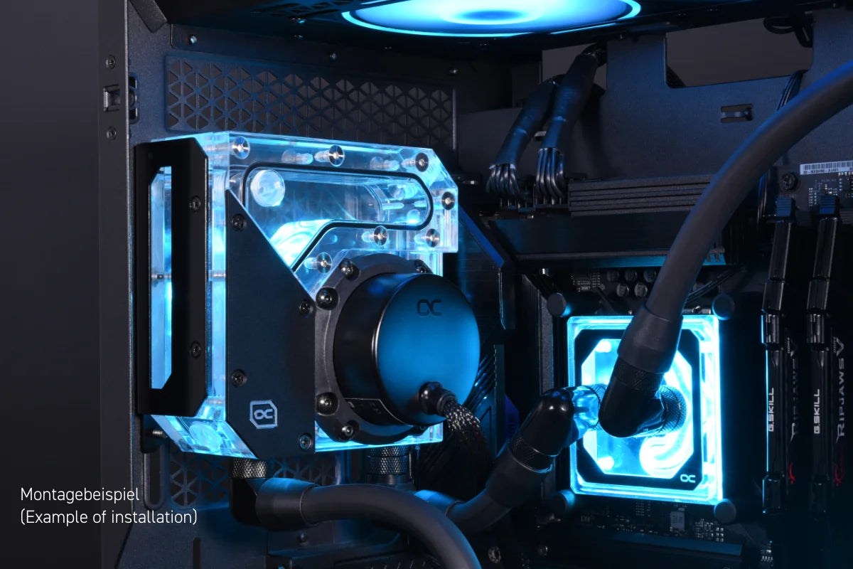 Alphacool Rise Flat Reservoir DDC with DDC310 pump