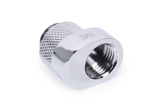 Alphacool Eiszapfen 8mm offset piece rotatable G14 AG to G14 IG - Chrome