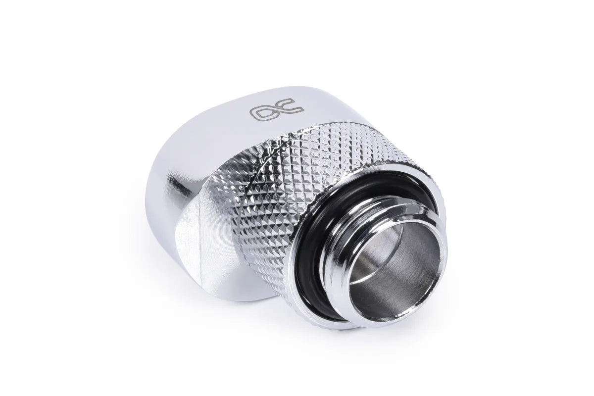 Alphacool Eiszapfen 8mm offset piece rotatable G14 AG to G14 IG - Chrome