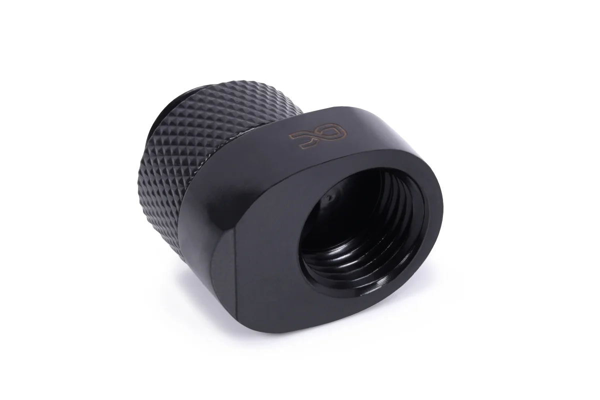 Alphacool Eiszapfen 8mm offset piece rotatable G1/4 AG to G1/4 IG - Black