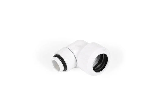 Alphacool Eiszapfen 16mm HardTube compression fitting 90° rotatable G1/4 - White