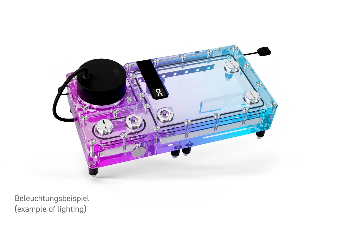 Alphacool Core Flat Reservoir 240 Right with VPP Apex Pump