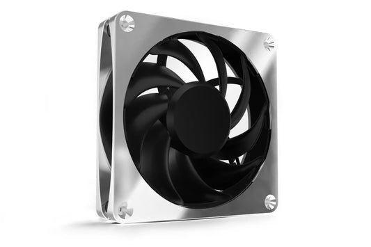 Alphacool Apex Stealth Metal Power Fan 3000rpm Chrome (120x120x25mm)