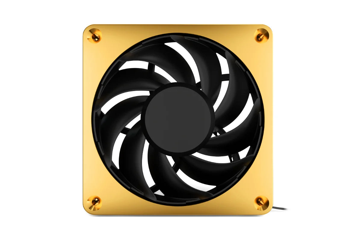 Alphacool Apex Stealth Metal Power fan 3000rpm gold (120x120x25mm)
