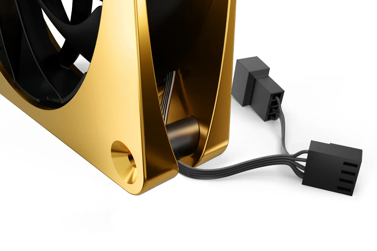 Alphacool Apex Stealth Metal Power fan 3000rpm gold (120x120x25mm)