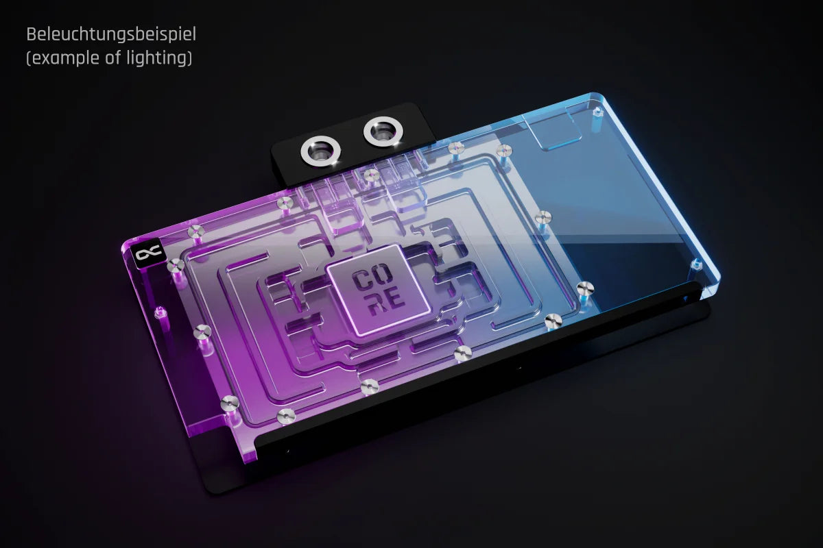 Alphacool Core Geforce RTX 5090 ROG Astral with backplate