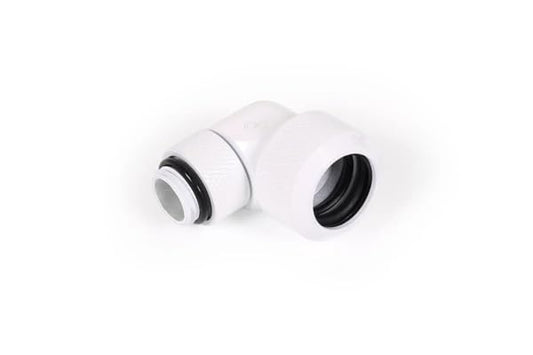 Alphacool Eiszapfen 13mm HardTube compression fitting 90° rotatable G1/4 - White
