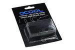 Alphacool HF angled adaptor 45° - revolvable - G14 outer thread to G14 inner thread - Deep Black