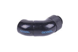 Alphacool HF angle adapter double 45° rotatable G1/4 AG to G1/4 IG - Deep Black